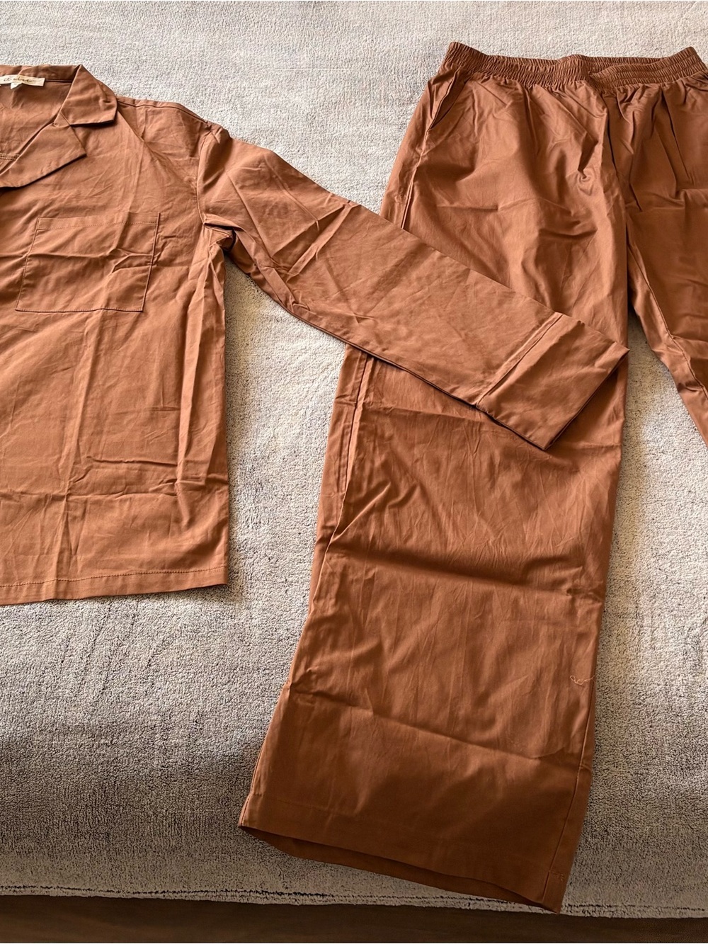 Et Clet Brown Two-Piece Set